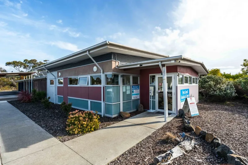 The entrance of Port Sorell Medical Centre on a sunny day